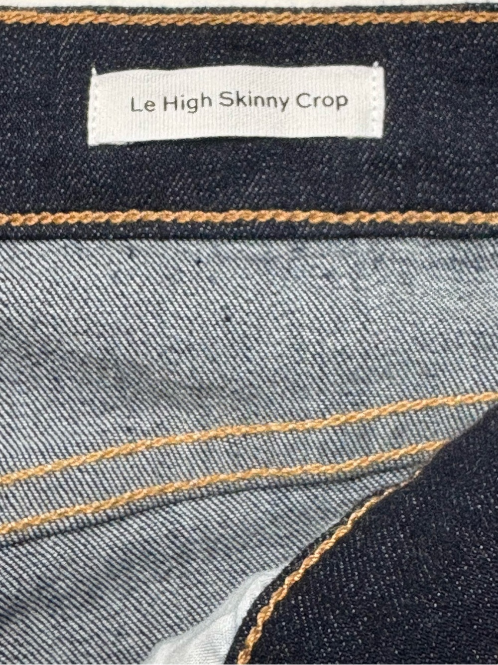 NWT FRAME Le High Skinny Crop Jeans in Dame Dark Wash • Size 31 • $258 - Picture 13 of 16